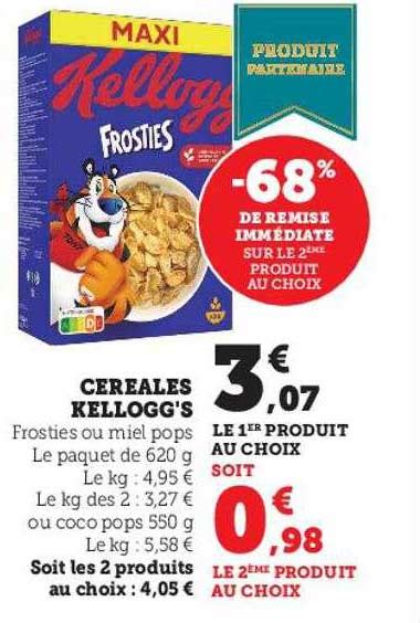 Promo Céréales Kellogg s chez U Express iCatalogue fr