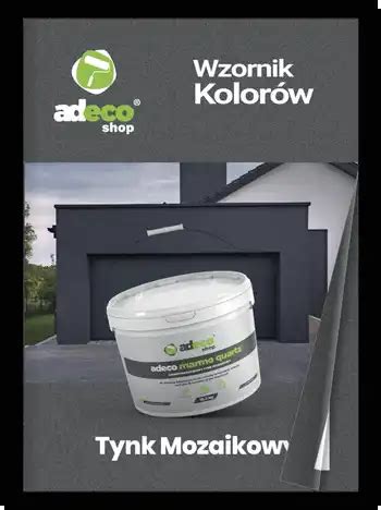 Wzornik tynków dekoracyjnych wzorniki kolorów Adeco shop