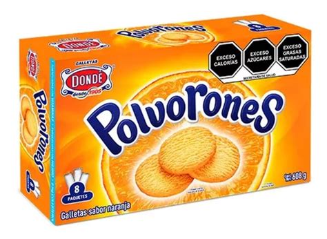 Galletas Polvorones Naranja Dond G Mercadolibre