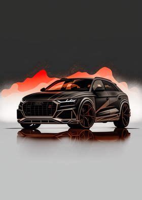 Audi Rsq Poster By Sebastian Uhrbrook Displate