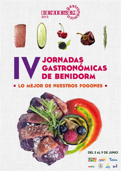 BENIDORM GASTRONÓMICO CARTEL Y MENÚS DE LAS IV JORNADAS