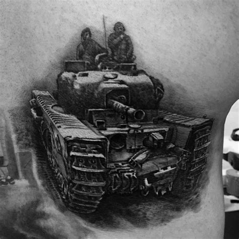 60 Tank Tattoos für Männer – gepanzerte Fahrzeugtinte Ideen - Mann Stil | Tattoo