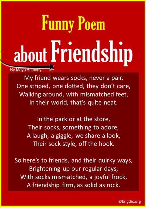 10 Best Funny Poems about Friendship - EngDic