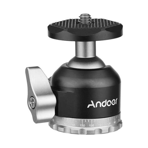 Andoer Compact Panorama Ballhead Tripod Mount Adapter Inch Screw