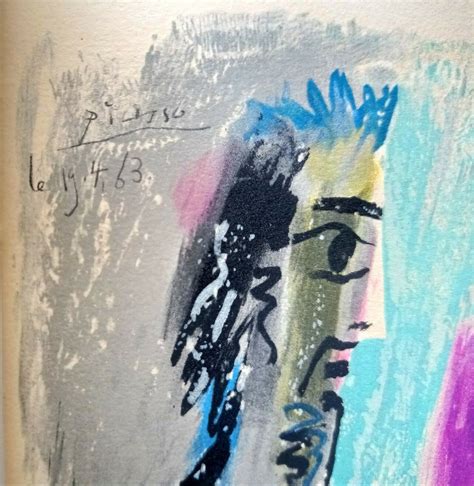 Pablo Picasso Le Peintre et Son Modèle 1963 Original Lithographie