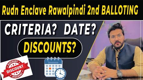 Rudn Enclave Rawalpindi 2nd BALLOTING CRITERIA DISCOUNTS DATE