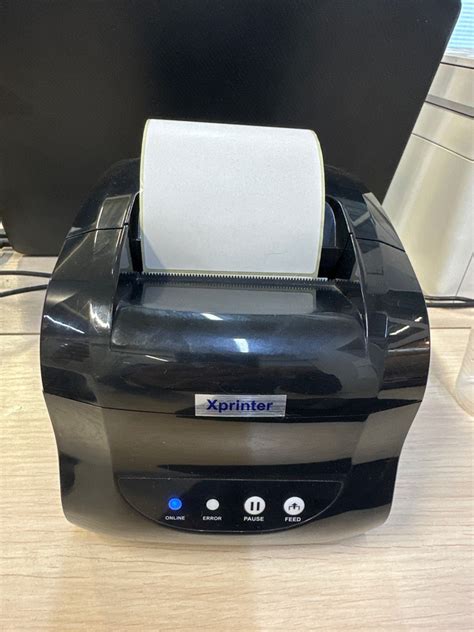 Термопринтер для печати этикеток XPrinter XP-365B (Bluetooth) + Чековая ...