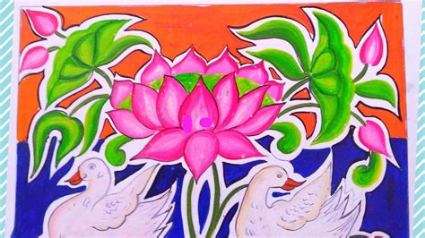 Kamal Ka Phool Kaise Banaye How To Draw Lotus Flower Step By Step