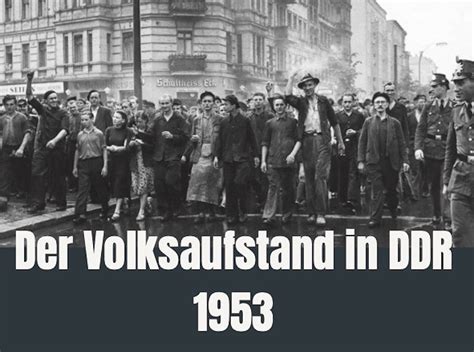 Der Volksaufstand In Der Ddr Uhr