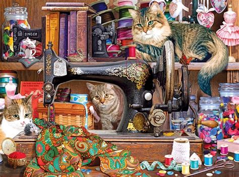 Jigsaw Junkies Cats Pieceful Helpers Or Puzzling Hindrances