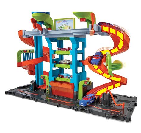 Pista Hot Wheels City Lava rápido Mega Torre Mattel Fátima Criança