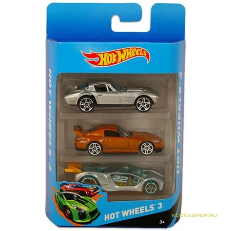 Hot Wheels kisautók db os készlet különböző színekben Kockamanó