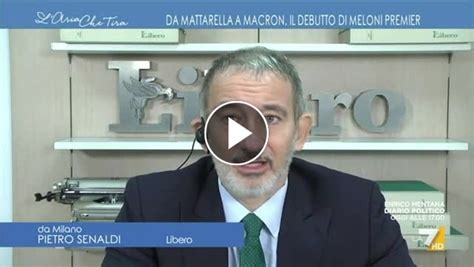 Pietro Senaldi Chi Ha Votato Meloni Voleva Che La Meloni Andasse Al