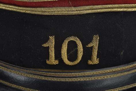 Képi Polo de Commandant du 101e Rgt d infanterie Aiolfi G b r