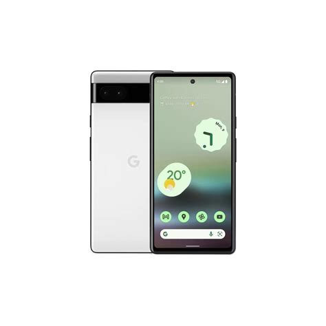 Google Pixel 6a 128 Go Blanc Débloqué sim physique esim Back