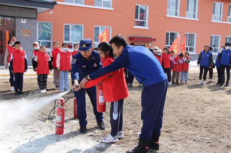 塔河县开展消防安全进校园活动