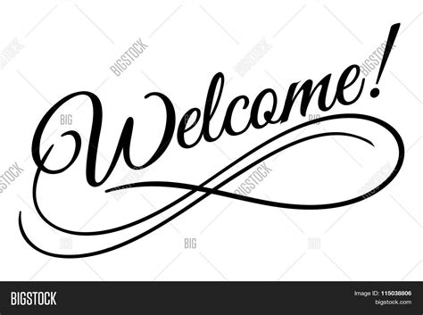 Welcome Sign. Vector Vector & Photo (Free Trial) | Bigstock