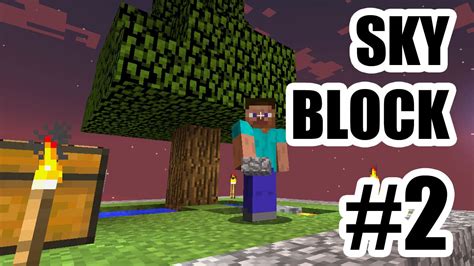 Minecraft SkyBlock 002 Heimtückische Bäume Let s Play YouTube