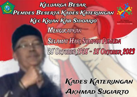 Keluarga Besar Pemdes Beserta Kades Katerungan Kec Krian Kabupaten