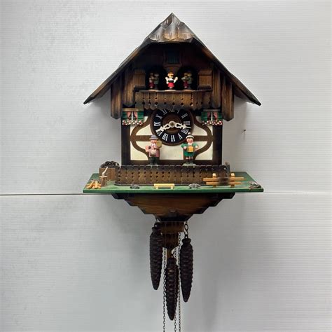 R Lötscher Swiss Cuckoo Clock C 1950 Made In Switzerland Etsy