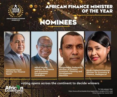 African Business Leadership Awards La Ministre Rindra