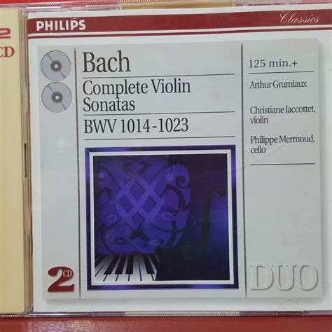 Cd Bach Complete Violin Sonatas Bwv Cds Hobbies Toys