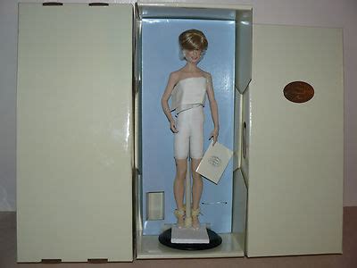 Franklin Mint Princess Diana Nude Doll Porcelain Princess Of Wales With