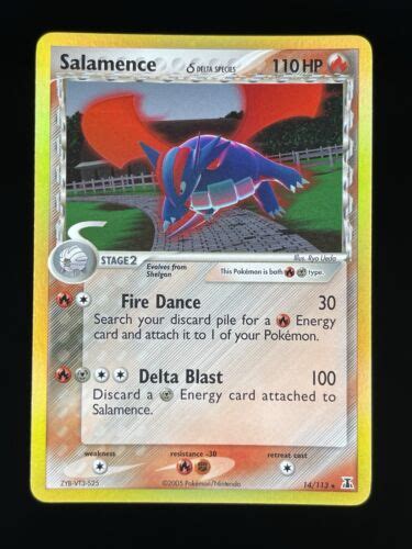 Pokemon Tcg Salamence Ex Delta Species Holo Rare Nm Ebay