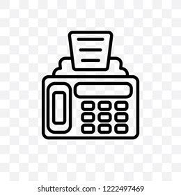 Fax Machine Flat Icons Apps Websites Stock Vector Royalty Free