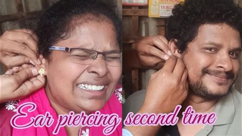 We Did Ear Piercing For Second Time😍in Traditional Wayhome Towntamil