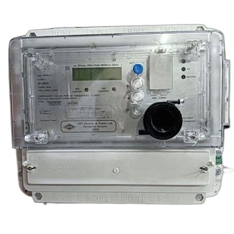 Dc Three Phase Hpl Mseb Electric Meter Automation Grade Automatic