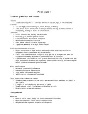 Individual Performance Profile Rn Mental Health Studocu