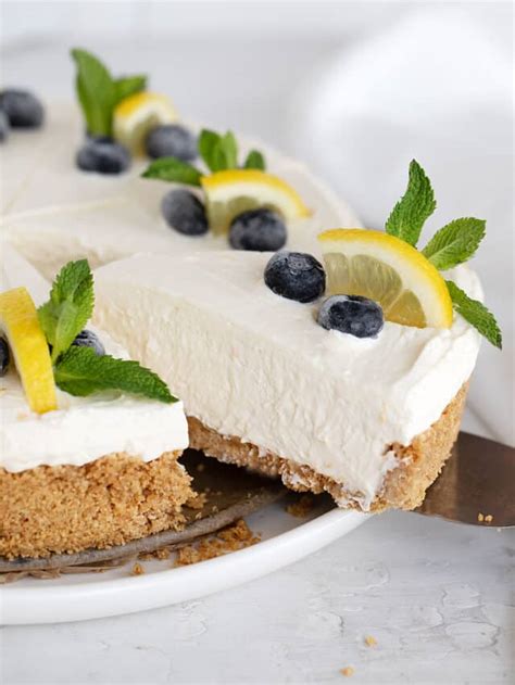 No Bake Lemon Cheesecake - Seasons and Suppers