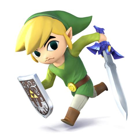 Super Smash Bros Para Nintendo 3DS Wii U Toon Link