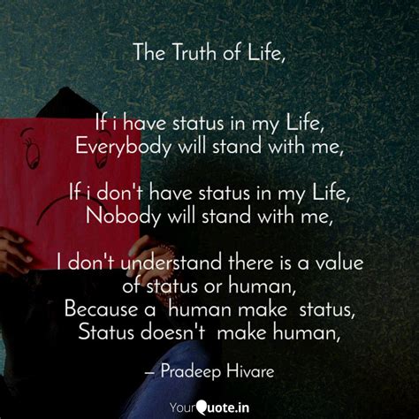 The Truth Of Life If I Quotes Writings By Pradeep H Hivare