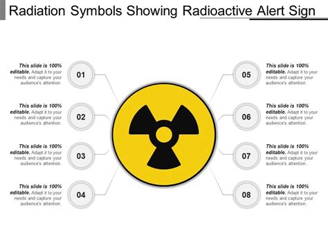 radiation symbols showing radioactive alert sign  ideas powerpoint