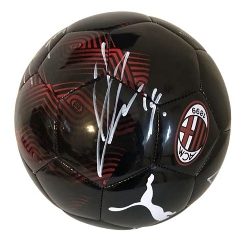 Milan Official Ball Signed By The Players Charitystars