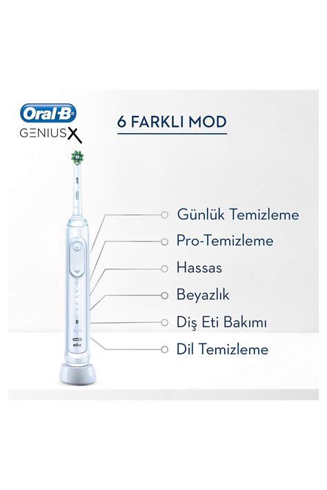 Oral B Genius X White New Şarj Edilebilir Diş Fırçası Fiyatı Yorumları Trendyol