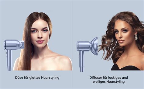 Llano Haartrockner Mit Diffusor F Hn Ionen Schnelltrocknender Mini Hair