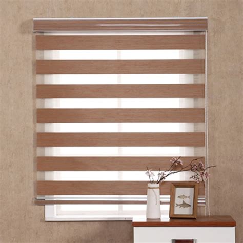 Zebra roller Shades 5 Colors blackout Cloth Bead Chain Roller Blind ...