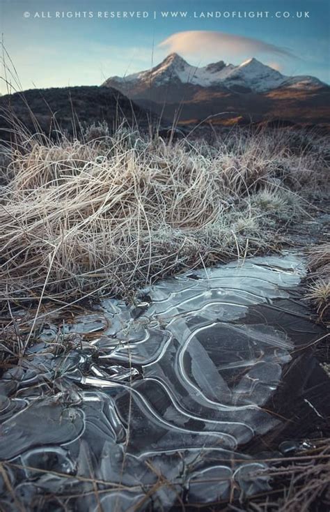 Frost And Ice On The Isle Of Skye Scotland Isle Of Skye