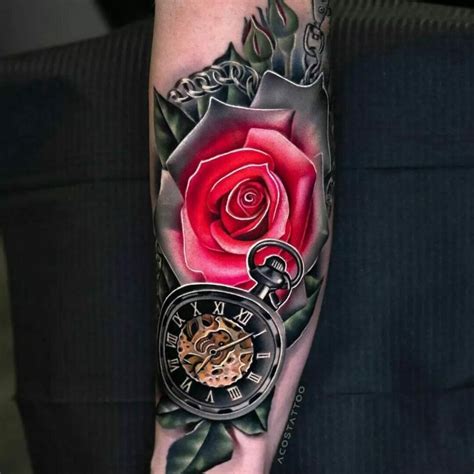 21+Clock Tattoo Ideas To Inspire You!