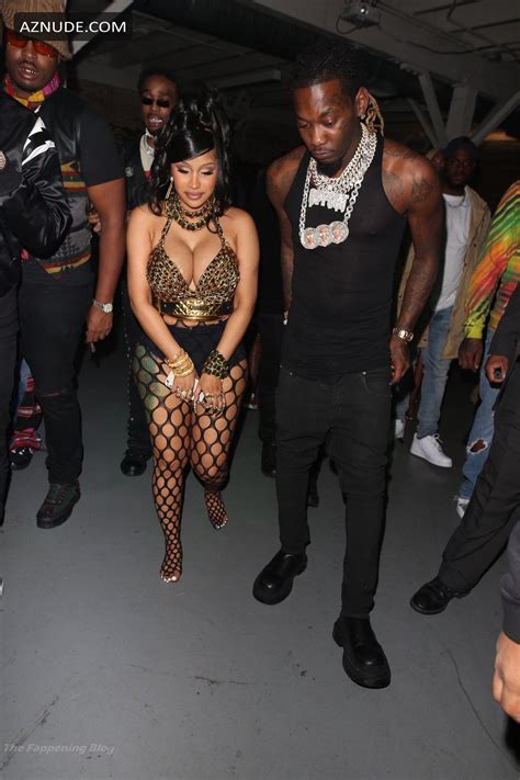 Cardi B Sexy Seen Flaunting Her Hot Body At Her Birthday Party In LA AZNude