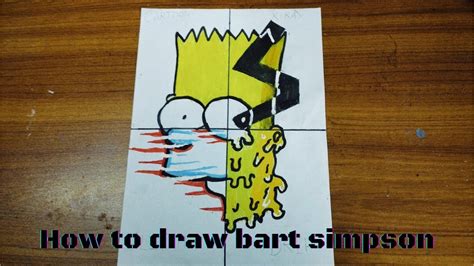 How To Draw Bart Simpson In Four Different Styles Full Video Youtube