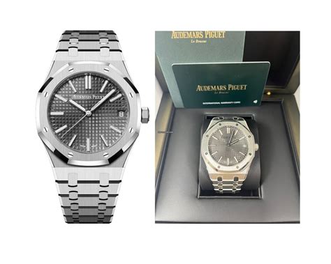 Audemars Piguet Royal Oak Selfwinding Grey Dial Mm Steel For