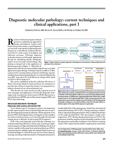 Pdf Diagnostic Molecular Pathology