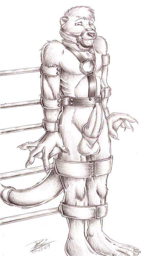 Bound Otter Fun By Thebadgergrymm Hentai Foundry