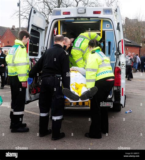 Shrovetide football players gather in Ashbourne Stock Photo - Alamy