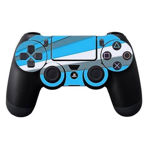 Skins Decals For Ps4 Playstation 4 Controller / Blue Abstract Pattern ...