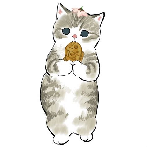 Ciao Salut — Par Mofusand Cat Art Cat Illustration Kitten Drawing